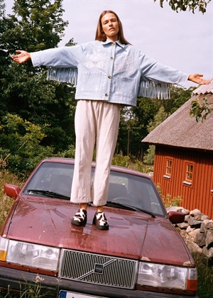 Christer jakke Leftover denim Sissel Edelbo 